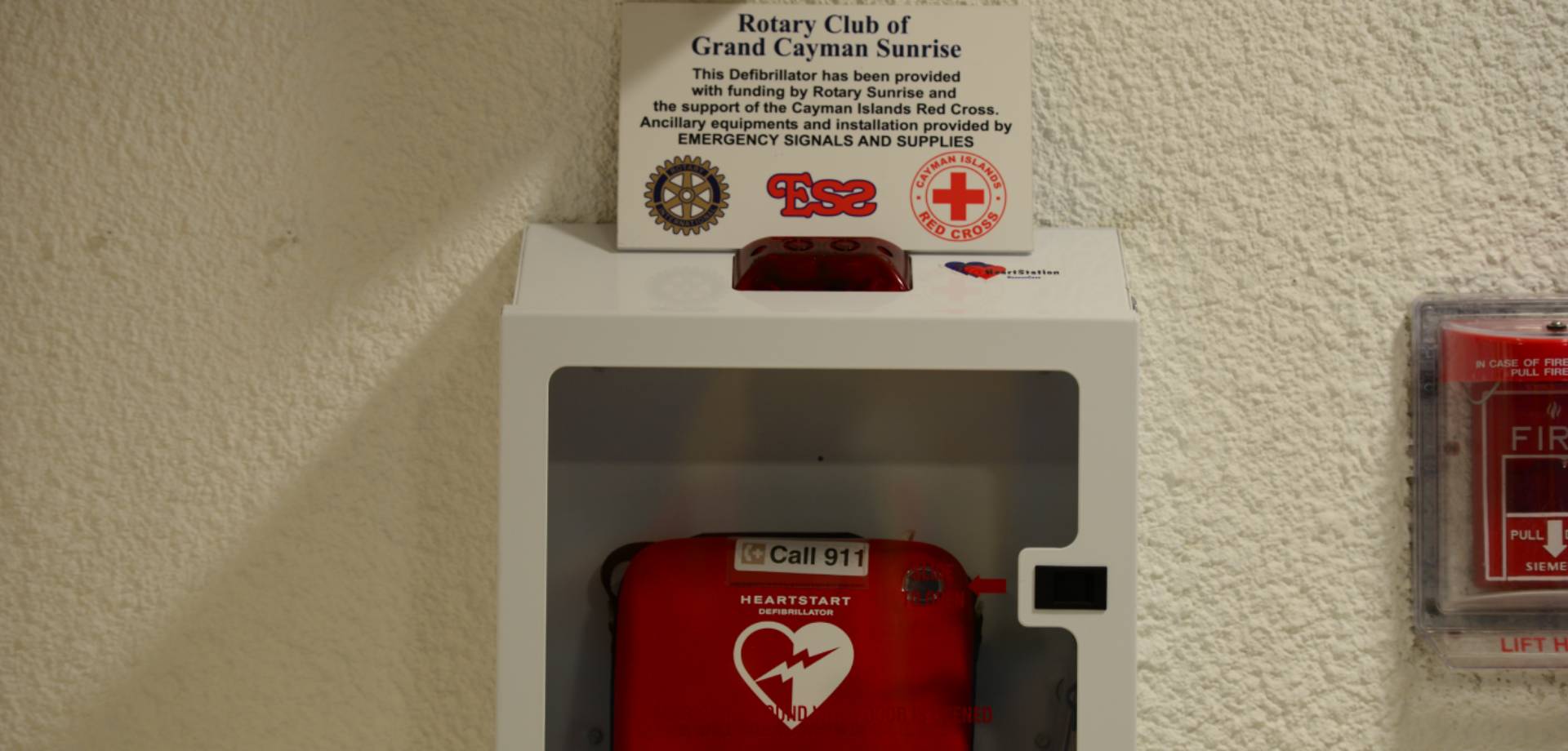 First Aid and Location of Defibrillators